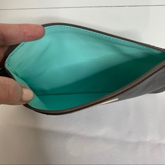 Tiffany & Co. Bronze Leather Pouch/Clutch - Picture 7 of 15